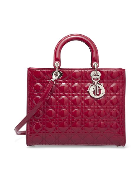 large lady dior cherry red|Dior Lady Red Bags & Handbags for Women for sale .